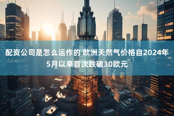 配资公司是怎么运作的 欧洲天然气价格自2024年5月以来首次跌破30欧元